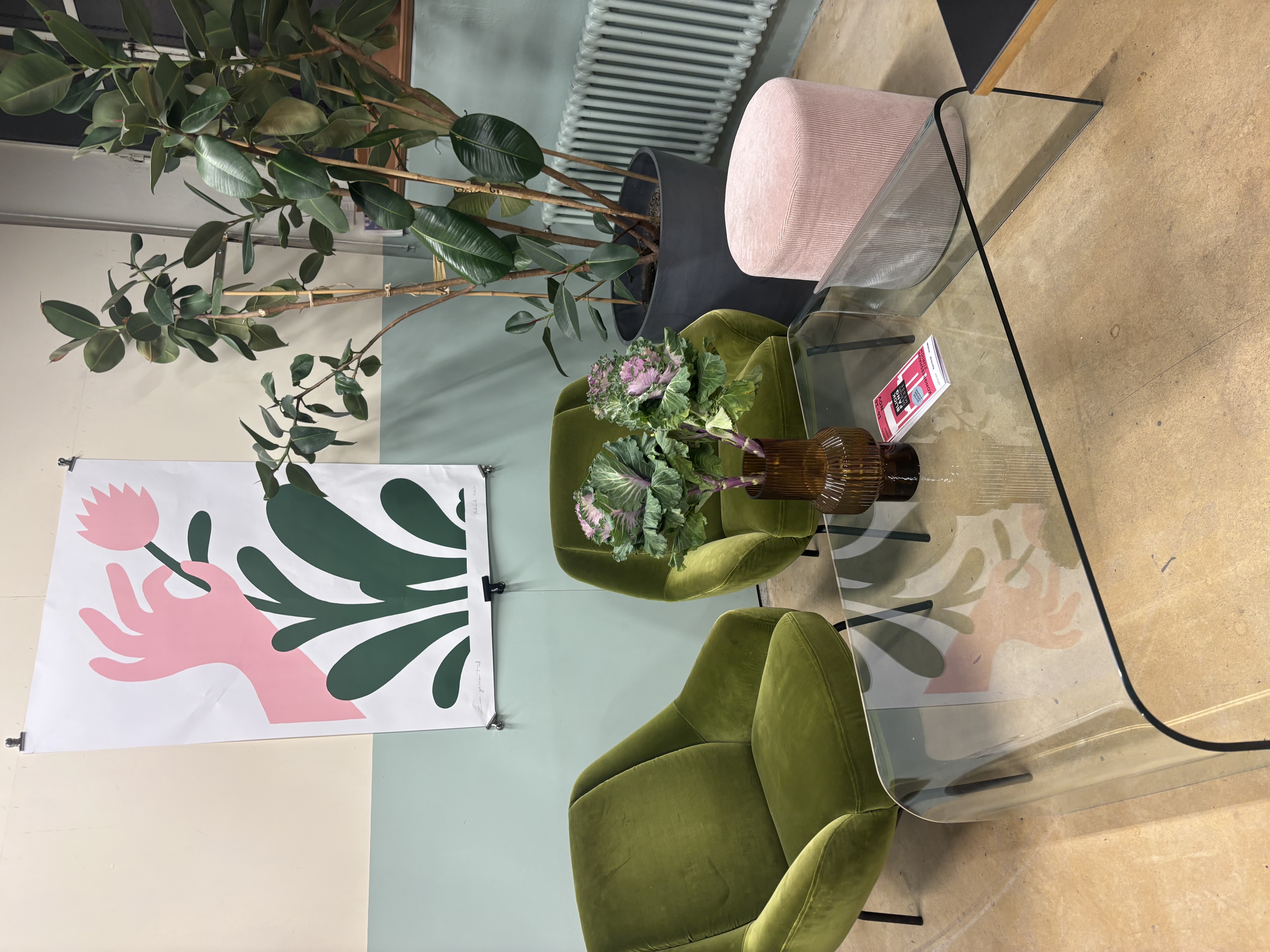 Nourish Your Mind venue setup at Zahnradstrasse 22, Zurich